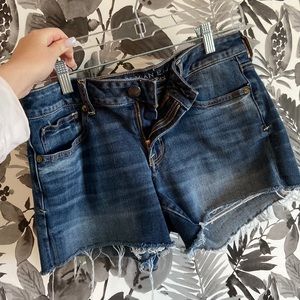 American Eagle Super Stretch Shortie Shorts